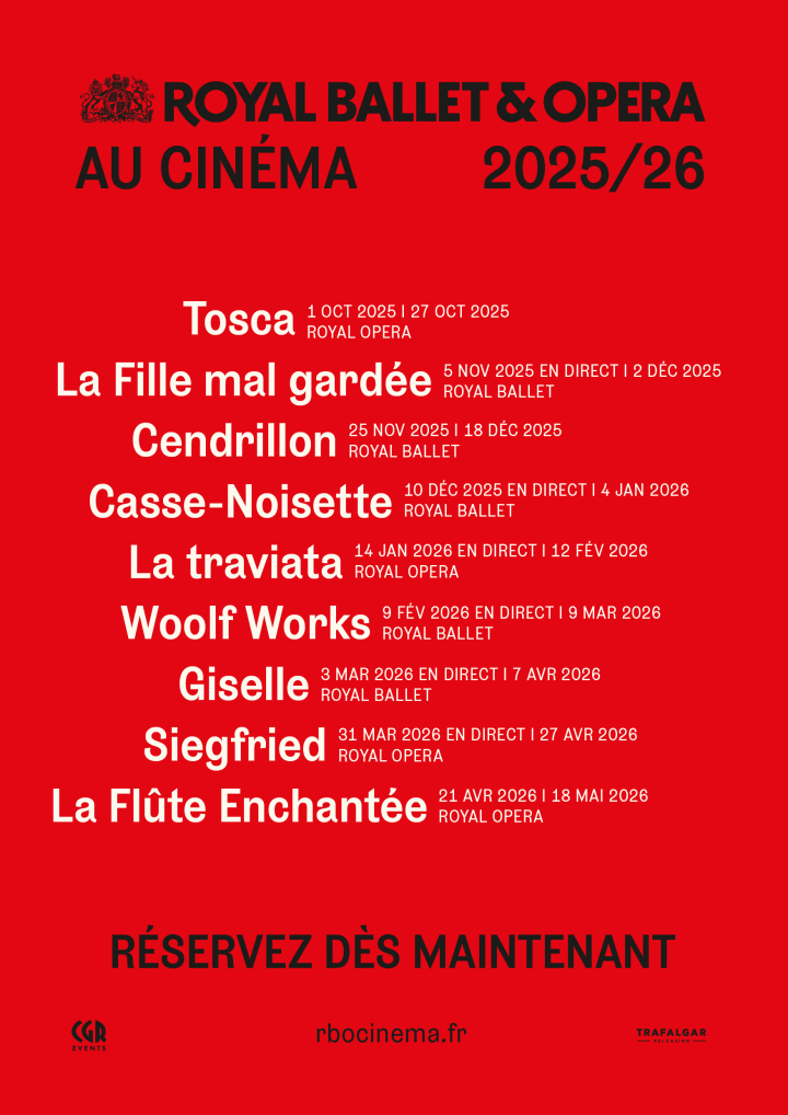 Saison Opéras/Ballets 2025-2026