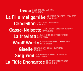 Saison Opéras/Ballets 2025-2026